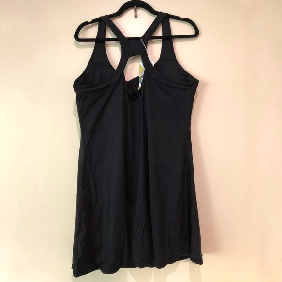 Halara Cloudful™ Air Fabric Racerback Cut Out Side Pocket 2-in-1 Dress Plus Size - Picture 3 of 7